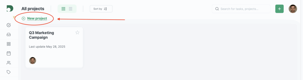 creating a project management goal-focused board