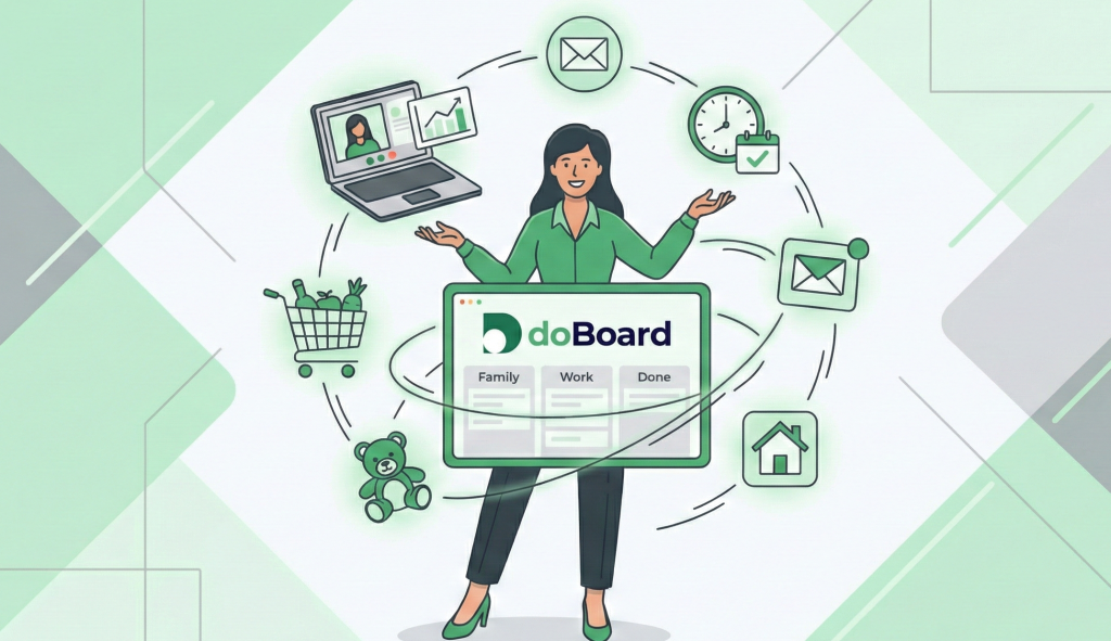 doBoard - Working Mom planning Family and Job Tasks